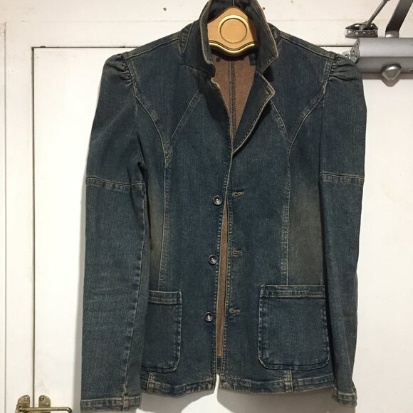 VINTAGE DKNY JEANS SLIM FIT JACKETS SIZE M - Picture 7 of 12
